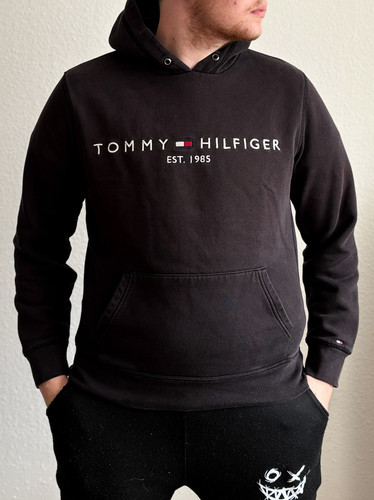 Tommy hilfiger hoodie schwarz - hoodie,