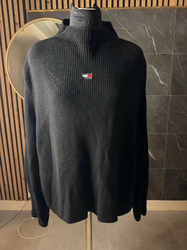 Tommy jeans pullover schwarz - pullover,